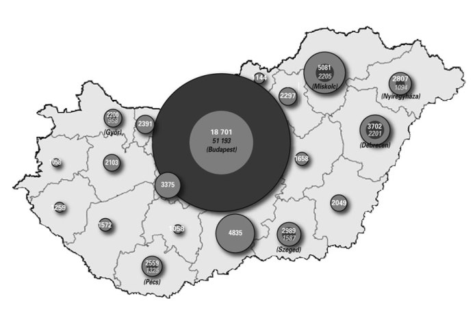 Adóvégrehajtás alatt álló cégek száma Adóvégrehajtás alatt álló cégek száma